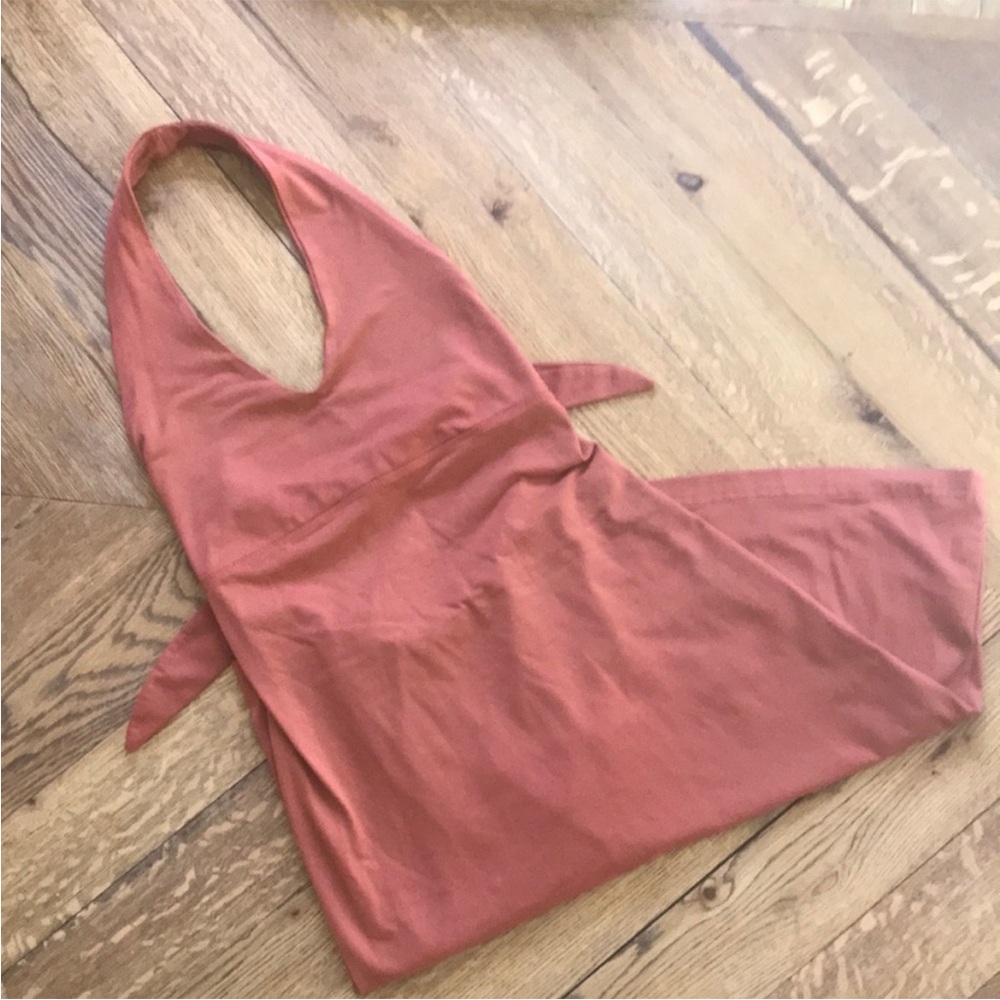 Patagonia Burnt/Rust Orange Morning Glory
Halter Dress